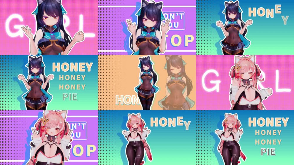 [261016][172528004][K1 "n" oK0茸] ［MMD］Honeypie - SvartLilja & Ichigo