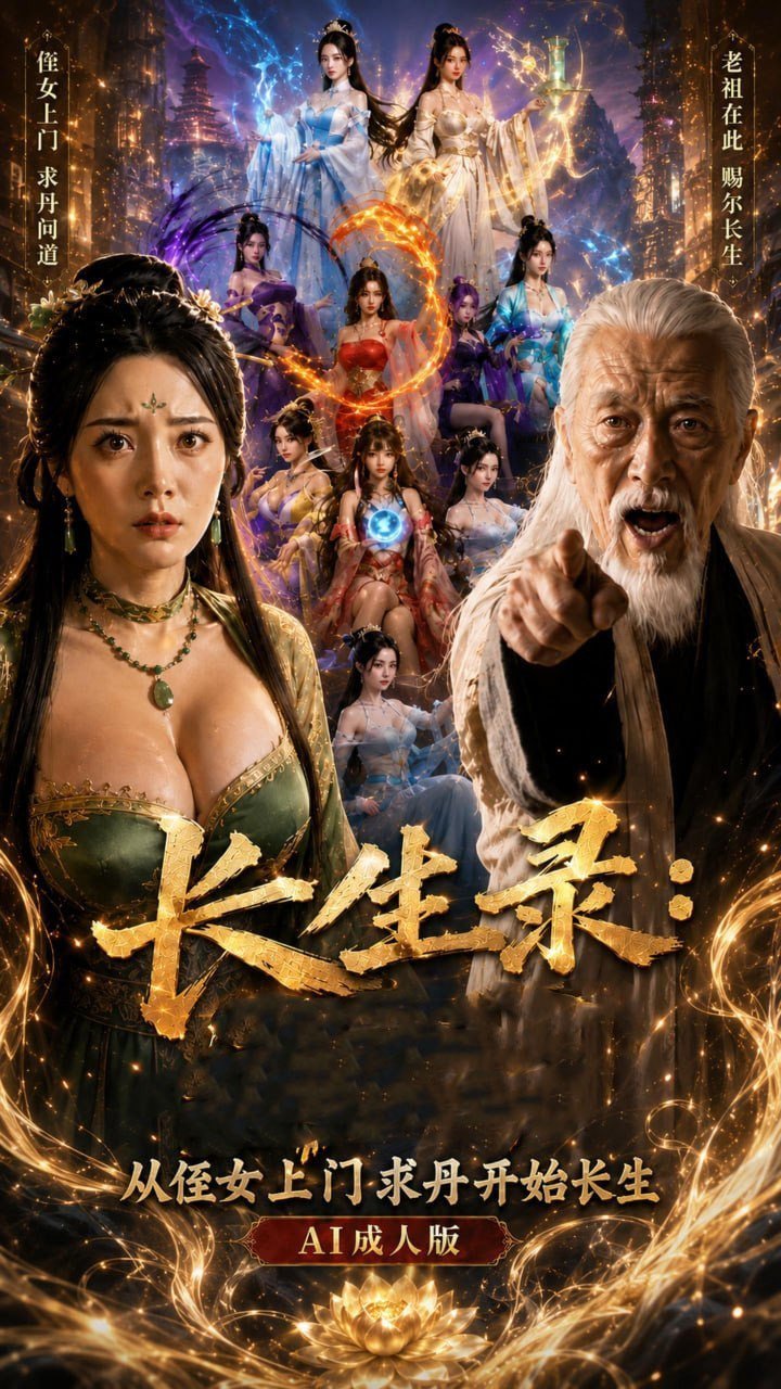 【AI真人小劇場】✅《長生錄從姪女上門求丹開始長生》 ✅ EP1-23集 96歲快死的老頭覺醒系統